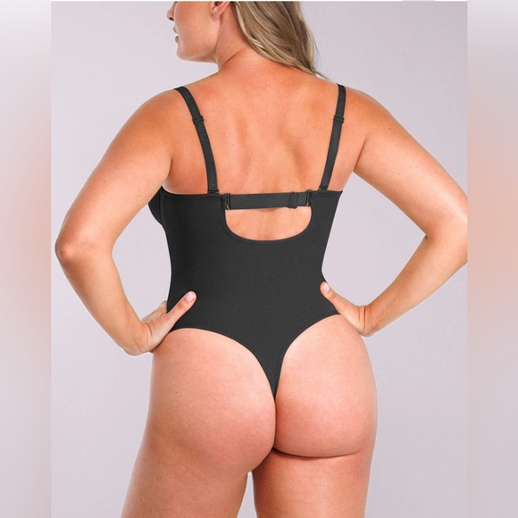 SHAPELLX Shapewear Bodysuit Tummy Control Strapless Body Suit Faja Thong size XL - Picture 8 of 10